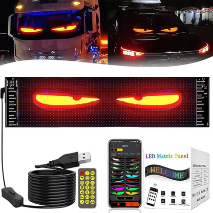 Bluetooth LED Windshield Display | Rare Collective