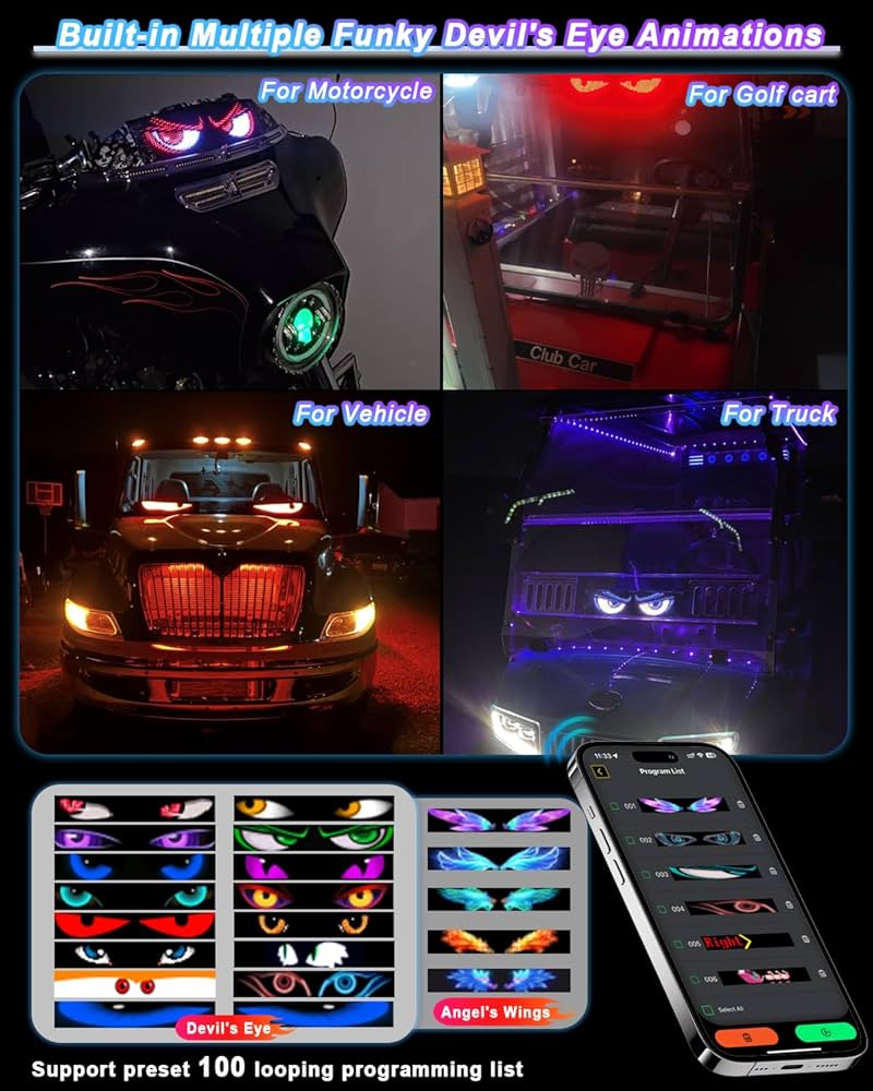 Bluetooth LED Windshield Display | Rare Collective