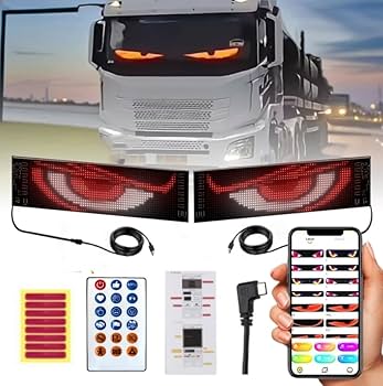 Bluetooth LED Windshield Display | Rare Collective